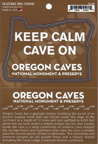   Sticker - Keep Calm and Cave On Oregon State